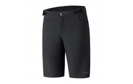 Pantalón corto Shimano Sayama sin badana negro mujer