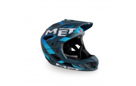 CASCO MET PARACHUTE AZUL CIAN MATE