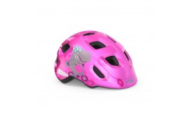 CASCO NIÑO MET HOORAY BALLENA ROSA BRILLO