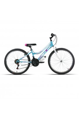 BICICLETA JL-WENTI 24" NIÑA ACERO ECO LADY CELESTE